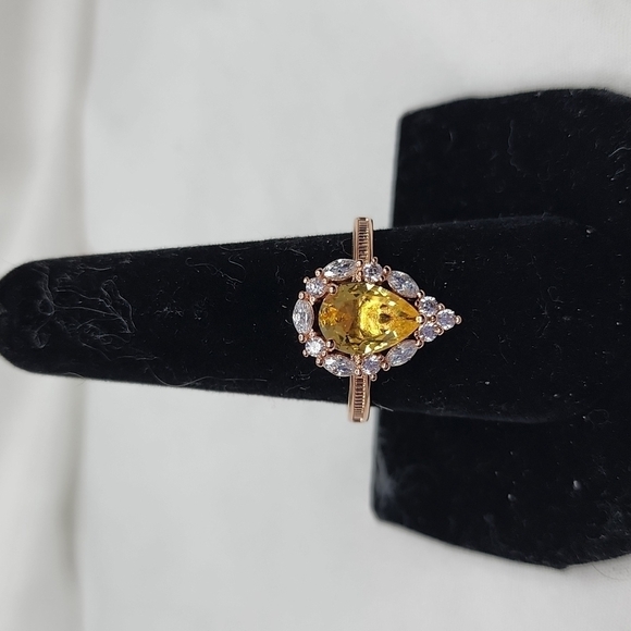 CITRINE RING - Picture 1 of 10